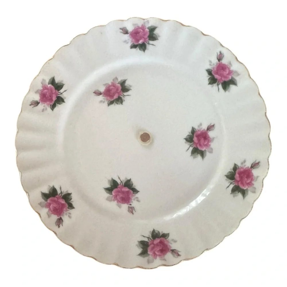 Vintage 1950s‎ Bond Ware Porcelain Cake Plate 7 1/2